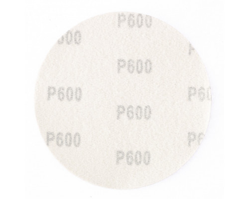 Круг абразивный на ворсовой подложке под "липучку", P 600, 125 мм, 10 шт Matrix 73876