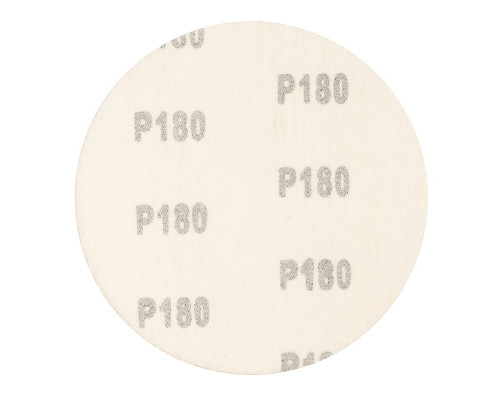 Круг абразивный на ворсовой подложке под "липучку", P 180, 125 мм, 10 шт Сибртех 738657