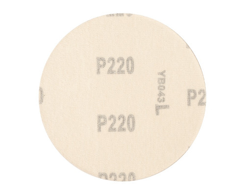 Круг абразивный на ворсовой подложке под "липучку", P 220, 125 мм, 10 шт Сибртех 738707