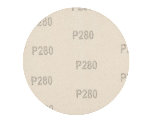 Круг абразивный на ворсовой подложке под "липучку", P 280, 125 мм, 10 шт Сибртех 738727