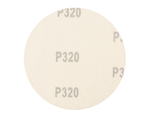 Круг абразивный на ворсовой подложке под "липучку", P 320, 125 мм, 10 шт Сибртех 738737