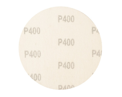 Круг абразивный на ворсовой подложке под "липучку", P 400, 125 мм, 10 шт Сибртех 738747
