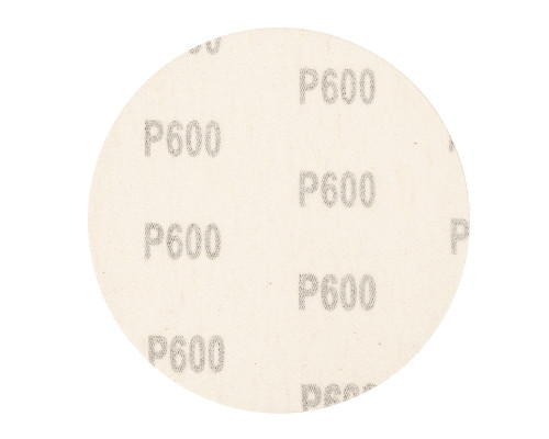Круг абразивный на ворсовой подложке под "липучку", P 600, 125 мм, 10 шт Сибртех 738767
