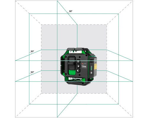 Лазерный уровень ADA LaserTANK 4-360 GREEN Ultimate Edition А00632