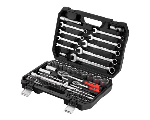 Набор инструментов MTX 1/2, 1/4, пластиковый кейс, 82 предмета 13563