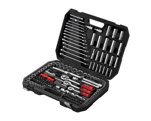 Набор инструментов MTX 1/2, 3/8, 1/4, пластиковый кейс 215 предметов 13589