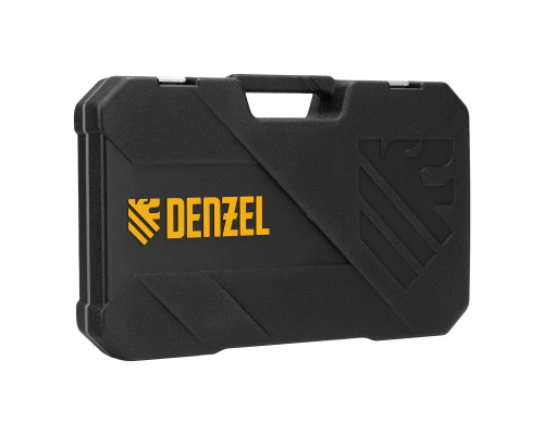 Набор инструментов, 1/2", 1/4", CrV, S2, пластиковый кейс, 84 предмета Denzel 15802