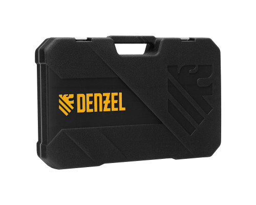 Набор инструментов, 1/2", 1/4", CrV, S2, пластиковый кейс, 100 предметов Denzel 15803