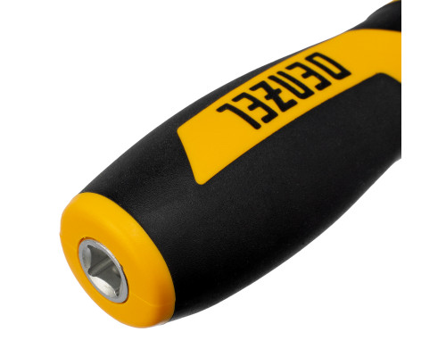 Набор инструментов, 1/2", 1/4", CrV, S2, пластиковый кейс, 122 предмета Denzel 15804