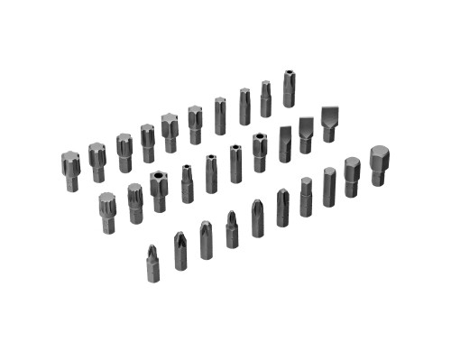 Набор инструментов, 1/2", 1/4", 3/8", CrV, S2, пластиковый кейс, 216 предметов Denzel 15807