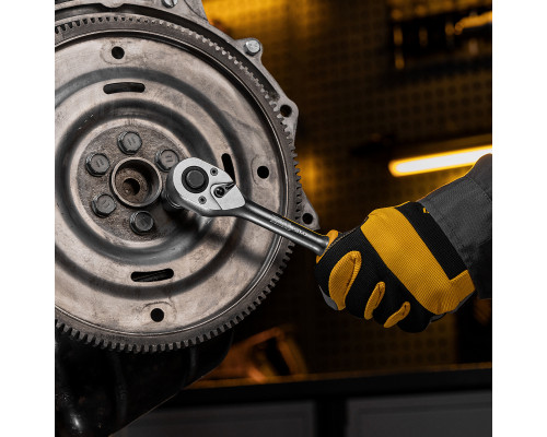 Набор инструментов, 1/2", 3/8", 1/4", CrV, S2, пластиковый кейс, 232 предмета Denzel 15808