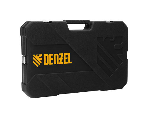 Набор инструментов, 1/2", 3/8", 1/4", CrV, S2, пластиковый кейс, 232 предмета Denzel 15808