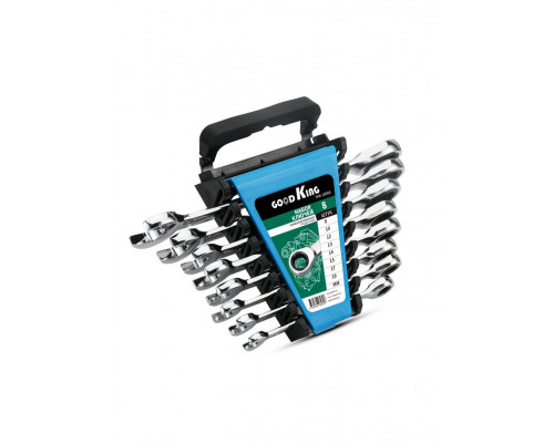 Набор комбинированных трещоточных ключей GOODKING 8 предметов TKK-10008
