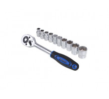 Набор головок с трещоткой РОКОТ 11 предметов, 1/2" 736-177