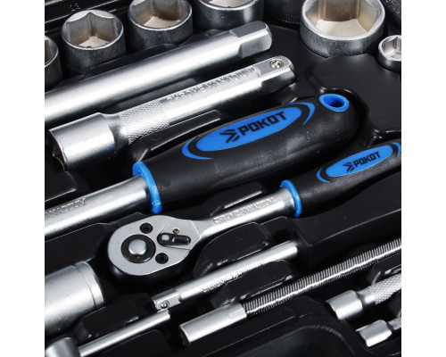 Набор автомобильных инструментов РОКОТ 94 предмета 736-120