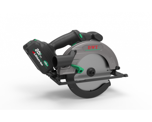 Бесщеточная аккумуляторная дисковая пила DWT AHKP-20-185 DN-4 BMC