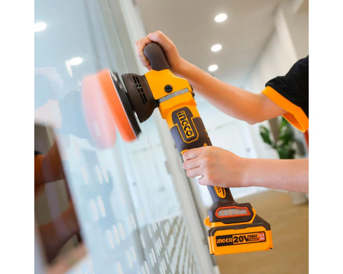 Аккумуляторная бесщеточная полировальная машина INGCO INDUSTRIAL 20 В 150 мм APLI2015