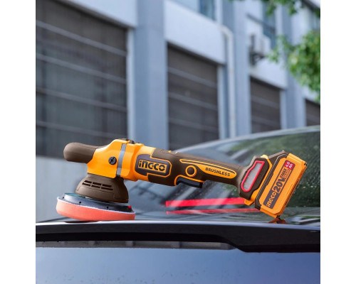 Аккумуляторная бесщеточная полировальная машина INGCO INDUSTRIAL 20 В 150 мм APLI2015