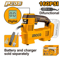 Автомобильный аккумуляторный компрессор 20В без АКБ и ЗУ SUPER INGCO CACLI2012