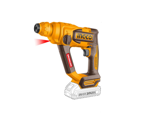 Аккумуляторный перфоратор 20В 1.8Дж без АКБ и ЗУ SUPER INGCO INDUSTRIAL CRHLI20188