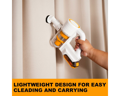 Аккумуляторный пылесос 20В без АКБ и ЗУ SUPER INGCO CVLI20061