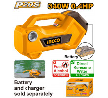 Насос для перекачки воды аккумуляторный 20В без АКБ и ЗУ SUPER INGCO TPLI2001