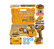 Набор инструмента 152 шт INGCO INDUSTRIAL HKTHP31521
