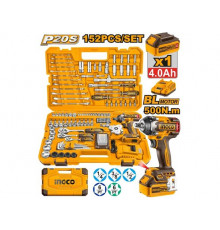 Набор инструмента 152 шт INGCO INDUSTRIAL HKTHP31521