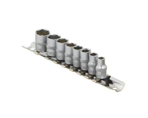 Набор торцевых головок 6-гранных (8 шт; 1/4; 5-13 мм) РОКОТ 736-180