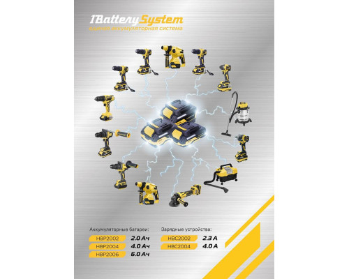 Аккумуляторный пылесос Hanskonner 1BatterySystem HBVC1810