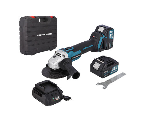 Аккумуляторная бесщёточная угловая шлифмашина PROFIPOWER MK DGA-18V E0080 Аккумуляторная бесщёточная угловая шлифмашина PROFIPOWER MK DGA-18V E0080