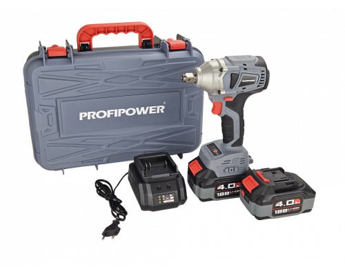 Гайковерт аккумуляторный PROFIPOWER MKDTW-18V E0081