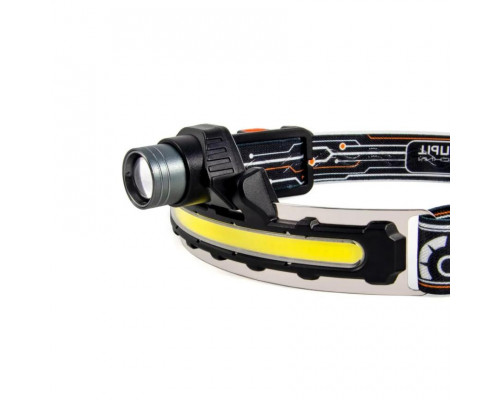 Налобный фонарь Сибирский следопыт FLOODLIGHT 1 LED+1 COB, аккумулятор PF-PFL-HL58