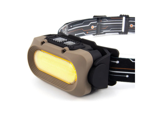 Фонарь налобный СЛЕДОПЫТ LINKOS, 1 COB+6 LED SMD, аккум. 220В PF-PFL-HL61