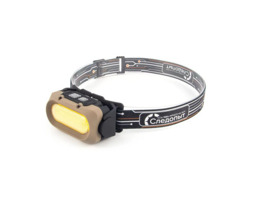 Фонарь налобный СЛЕДОПЫТ LINKOS, 1 COB+6 LED SMD, аккум. 220В PF-PFL-HL61