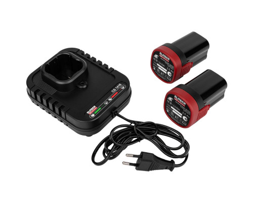 Дрель аккумуляторная ELITECH CD 16UL2 + насадки (E2201.078.02)