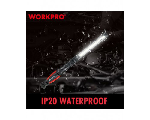 Фонарик светодиодный 60-400 LM перезаряжаемый WORKPRO WP352003WE