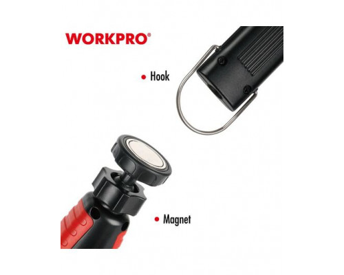 Фонарик светодиодный 60-400 LM перезаряжаемый WORKPRO WP352003WE