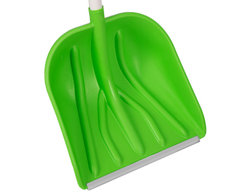 Лопата полипропиленовая 415 х 445 х 1500 мм, алюминиевый черенок Сибртех ProFI 61492