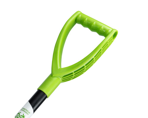 Лопата полипропиленовая 535 х 385 х 1400 мм, стальной черенок Сибртех ProFI 61493