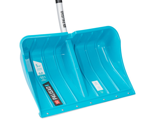 Лопата снеговая 540 x 375 мм,  стальной черенок  PALISAD Luxe 615685