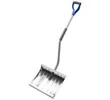 Лопата снеговая алюминиевая 465 x 340 мм, стальной черенок PALISAD  61573