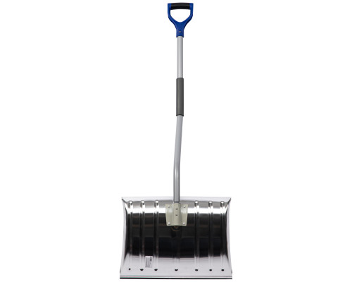 Лопата снеговая алюминиевая 465 x 340 мм, стальной черенок PALISAD  61573