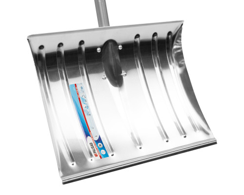 Лопата снеговая алюминиевая 465 x 340 мм, стальной черенок PALISAD  61573