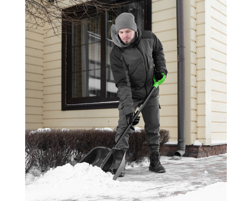 Лопата полипропиленовая с черенком 560 x 415 мм PALISAD ProFI 61607