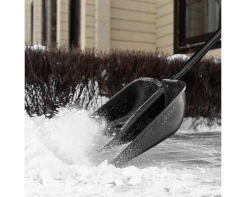 Лопата полипропиленовая с черенком 560 x 415 мм PALISAD ProFI 61607