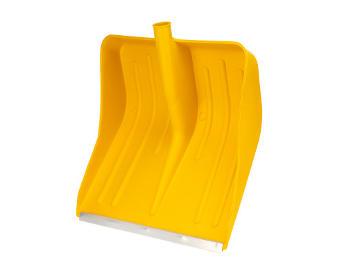 Лопата полипропиленовая желтая 420 х 425 мм, без черенка Сибртех 61616