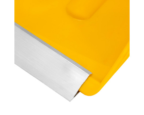 Лопата полипропиленовая желтая 420 х 425 мм, без черенка Сибртех 61616