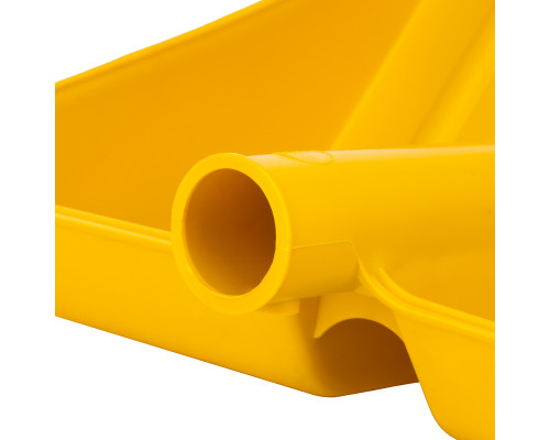 Лопата полипропиленовая желтая 420 х 425 мм, без черенка Сибртех 61616