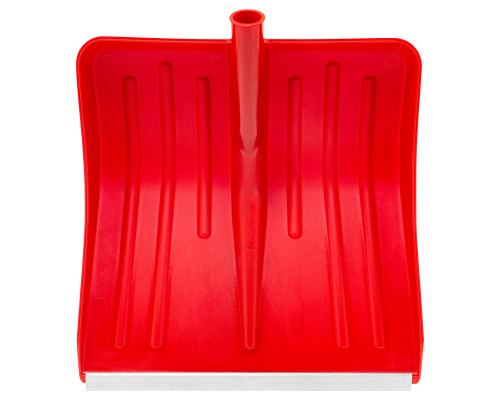 Лопата полипропиленовая красная, 420 х 425 мм, без черенка Сибртех  61617